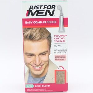 Just For Men Easy Comb-In Color A-15 Dark Blond Single Application Haircolor Kit